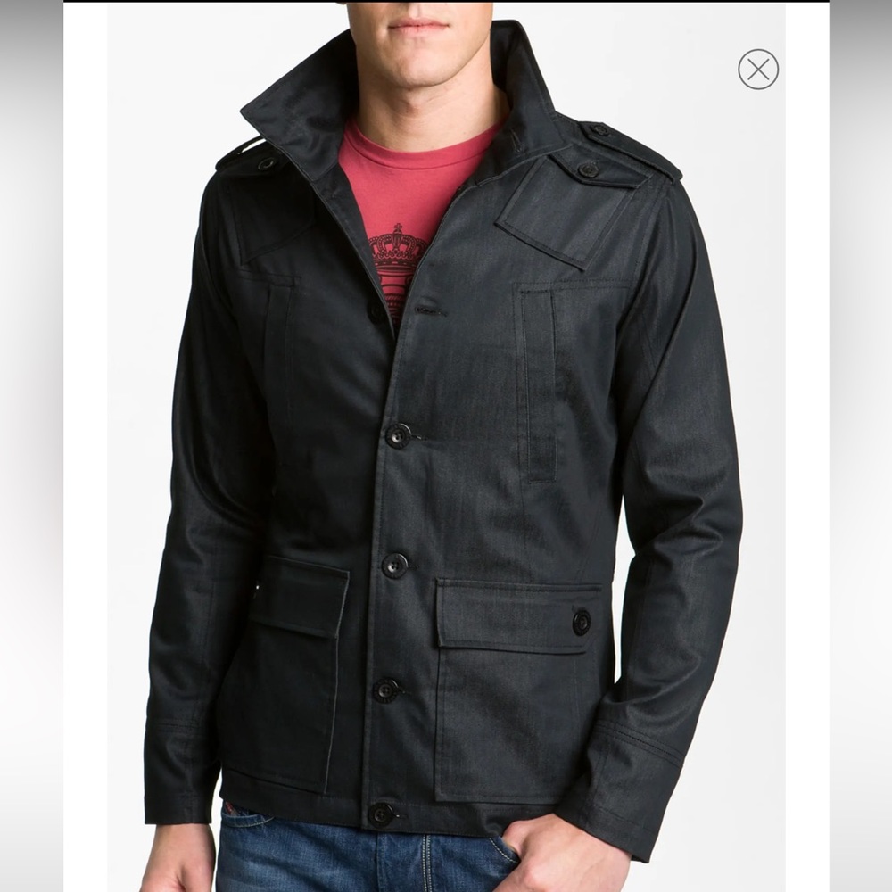 Kane & Unke Trim Fit Military Jacket